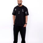 Keep Smiling Black Shirt