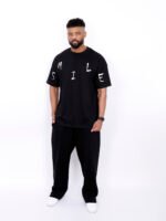 Keep Smiling Black Shirt