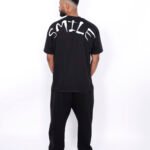 Keep Smiling Black Shirt