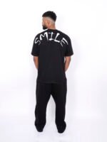 Keep Smiling Black Shirt