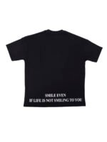 Keep Smiling Black Shirt - Image 4