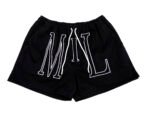 Keep Smiling Black Boxer Shorts