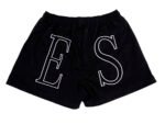 Keep Smiling Black Boxer Shorts - Image 2